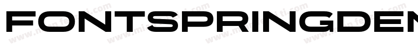 FONTSPRINGDEMO OrganettoExpUltraBol字体转换
